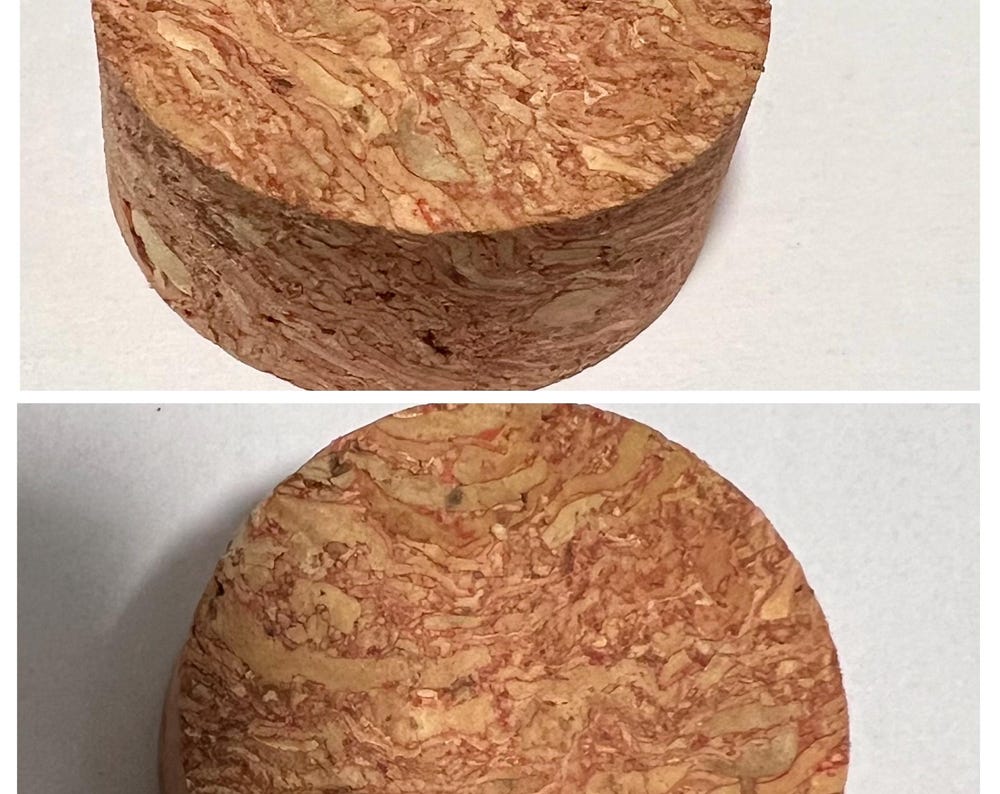 Cork Ring red (unit) 32mm x 13mm